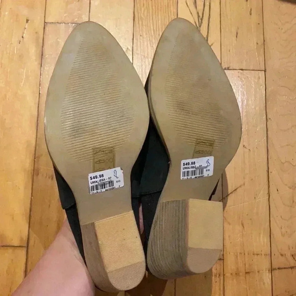 Leather pointy cowboy  clogs - Picture 8 of 10